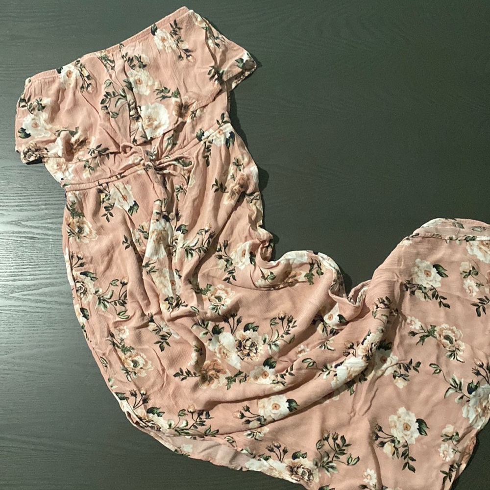 Pink maxi dress